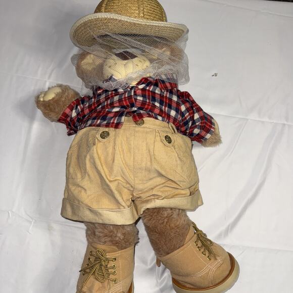 Vintage Furskins Boone Plush Bear Bee Keeper Xavier Roberts 22” 🔥🔥 - Picture 1 of 6